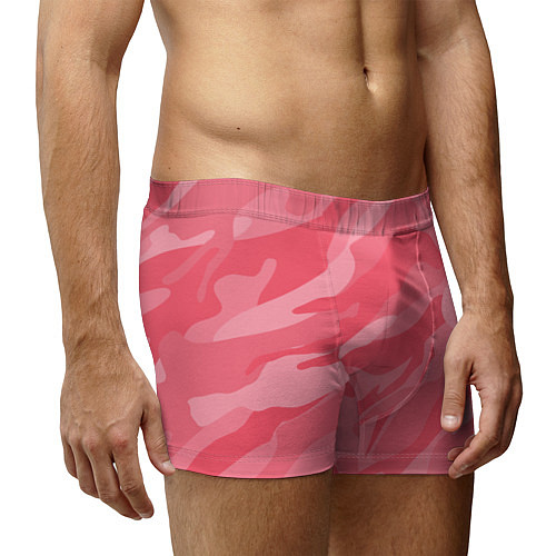 Мужские трусы Pink military / 3D-принт – фото 3