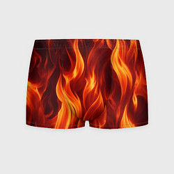 Трусы-боксеры мужские Пламя огня, цвет: 3D-принт