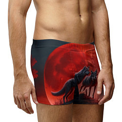 Трусы-боксеры мужские Кровавая луна, цвет: 3D-принт — фото 2