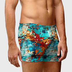Трусы-боксеры мужские Голубая ржавчина, цвет: 3D-принт — фото 2