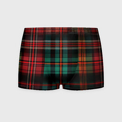 Мужские трусы Красно-зелёная шотландская клетка