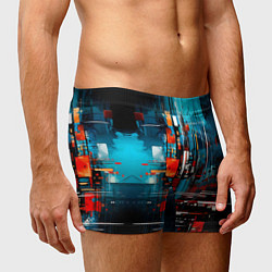 Трусы-боксеры мужские Городская абстракция, цвет: 3D-принт — фото 2