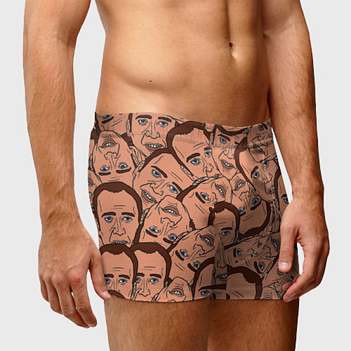 Мужские трусы Николас Кейдж мульт / 3D-принт – фото 3