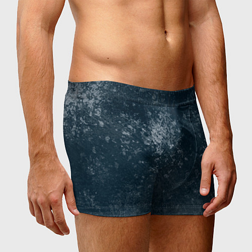 Мужские трусы Абстракция - gray blue / 3D-принт – фото 3