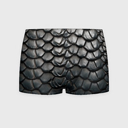 Мужские трусы Текстура черного дракона