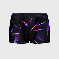 Трусы-боксеры мужские Фиолетовый хрусталь, цвет: 3D-принт