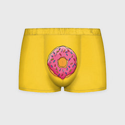 Трусы-боксеры мужские Пончик Гомера, цвет: 3D-принт