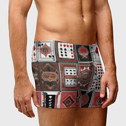 Трусы-боксеры мужские Покерный гений, цвет: 3D-принт — фото 2