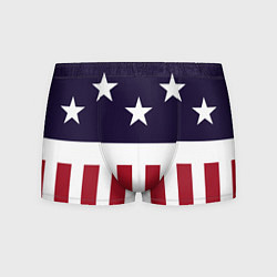 Трусы-боксеры мужские Флаг Америки, цвет: 3D-принт