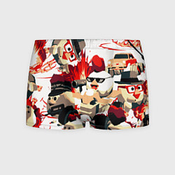 Трусы-боксеры мужские Чикен Ган разборка, цвет: 3D-принт