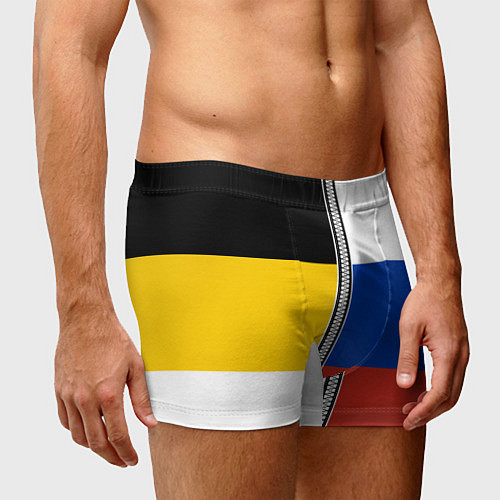 Мужские трусы Россия - патриот / 3D-принт – фото 3