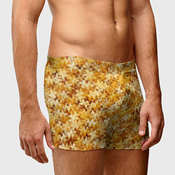 Трусы-боксеры мужские Кукурузный абстрактный эффект, цвет: 3D-принт — фото 2