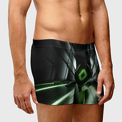 Трусы-боксеры мужские Зеленый луч, цвет: 3D-принт — фото 2