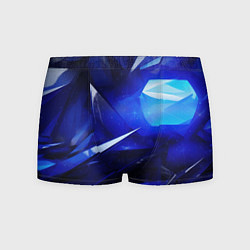 Мужские трусы Black and blue abstract background sport style