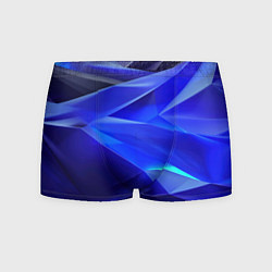 Мужские трусы Black and blue abstract background sport style