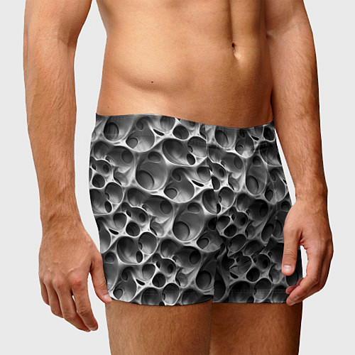 Мужские трусы Металл - текстура / 3D-принт – фото 3