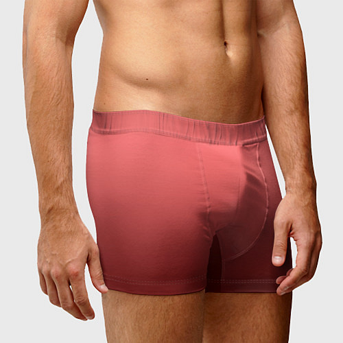 Мужские трусы Оттенок розовый антик градиент / 3D-принт – фото 3