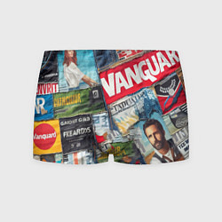 Трусы-боксеры мужские Vanguard collage - ai art patchwork, цвет: 3D-принт