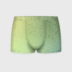 Трусы-боксеры мужские Соцсети зеленый фон, цвет: 3D-принт
