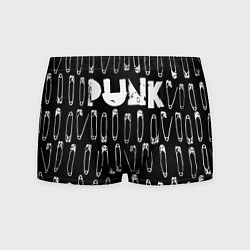 Трусы-боксеры мужские Punk pins, цвет: 3D-принт