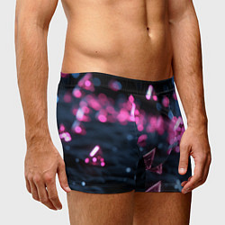 Трусы-боксеры мужские Абстрактный космос фантастика, цвет: 3D-принт — фото 2