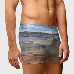 Трусы-боксеры мужские Карьер Уральский марс, цвет: 3D-принт — фото 2