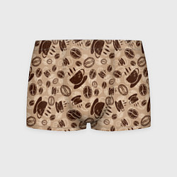 Мужские трусы Кофейный узор