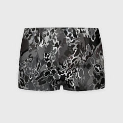 Мужские трусы Чёрно-серый абстракция