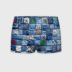 Мужские трусы Геймерский пиксельный пэчворк