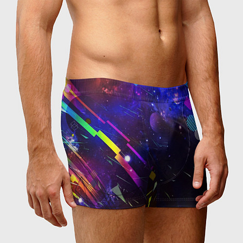 Мужские трусы Космическая геометрия / 3D-принт – фото 3