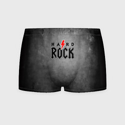 Мужские трусы Hard rock on dark grey