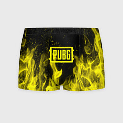 Мужские трусы PUBG fire yellow