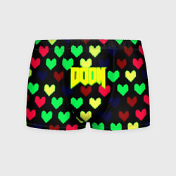 Мужские трусы Doom кислотные сердца