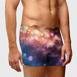 Трусы-боксеры мужские Праздничный боке, цвет: 3D-принт — фото 2