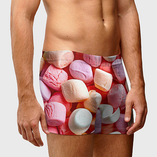 Мужские трусы Маршмэллоу / 3D-принт – фото 3