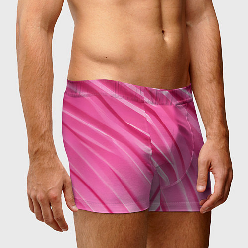 Мужские трусы Розовый пластик / 3D-принт – фото 3