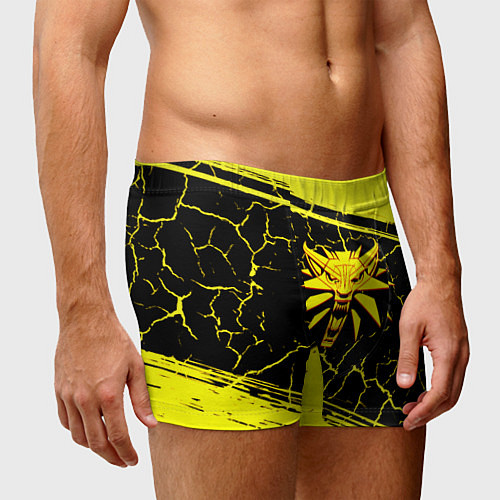 Мужские трусы Ведьмак трещины текстура / 3D-принт – фото 3