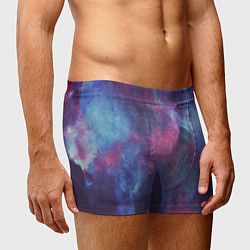 Трусы-боксеры мужские Тай-дай космос, цвет: 3D-принт — фото 2