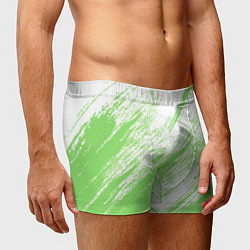 Трусы-боксеры мужские Light green, цвет: 3D-принт — фото 2