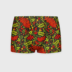 Мужские трусы Красная рябина хохлома