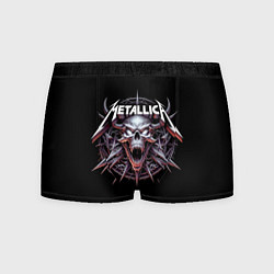 Мужские трусы Metallica - cool skull with horns