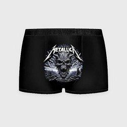 Трусы-боксеры мужские Metallica - horned skull, цвет: 3D-принт