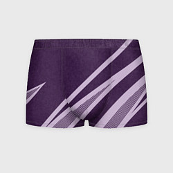 Мужские трусы Фиолетовый абстрактный с полосой