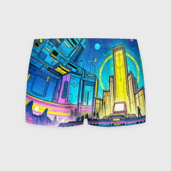 Мужские трусы Космический город