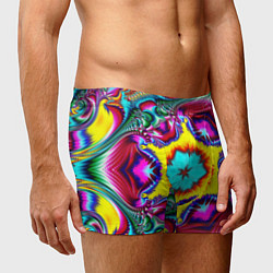 Трусы-боксеры мужские Абстракция узор фракталы, цвет: 3D-принт — фото 2