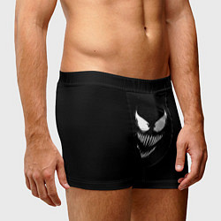 Трусы-боксеры мужские Веном оскал, цвет: 3D-принт — фото 2