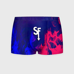 Мужские трусы Sally face neon flame