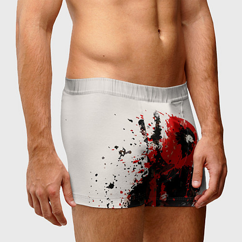 Мужские трусы Дэдпул брызги / 3D-принт – фото 3