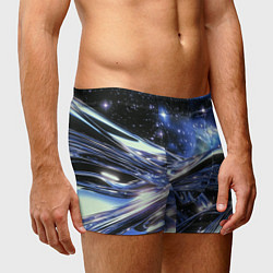Трусы-боксеры мужские Закрученные линии и звезды - космическая абстракци, цвет: 3D-принт — фото 2