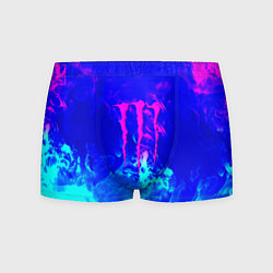 Мужские трусы Monster energy дым неоновый